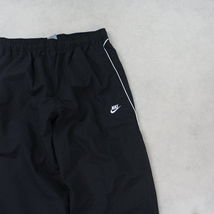 RARE 00s Nike Trackpants Black - (S)