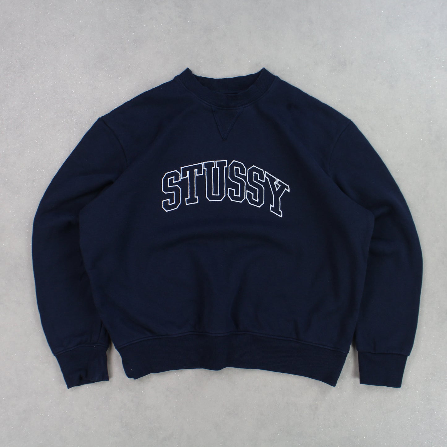 SUPER RARE Stüssy Heavyweight Sweatshirt Navy - (M)