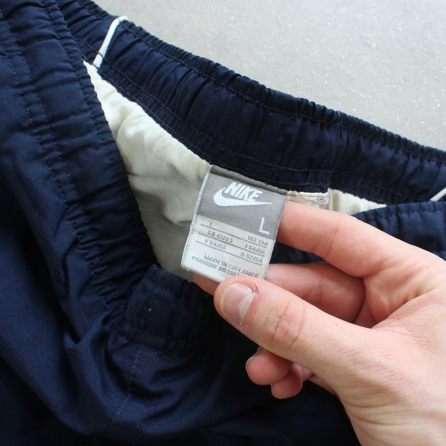 RARE 2000s Baggy Nike Trackpants Navy - (XL)