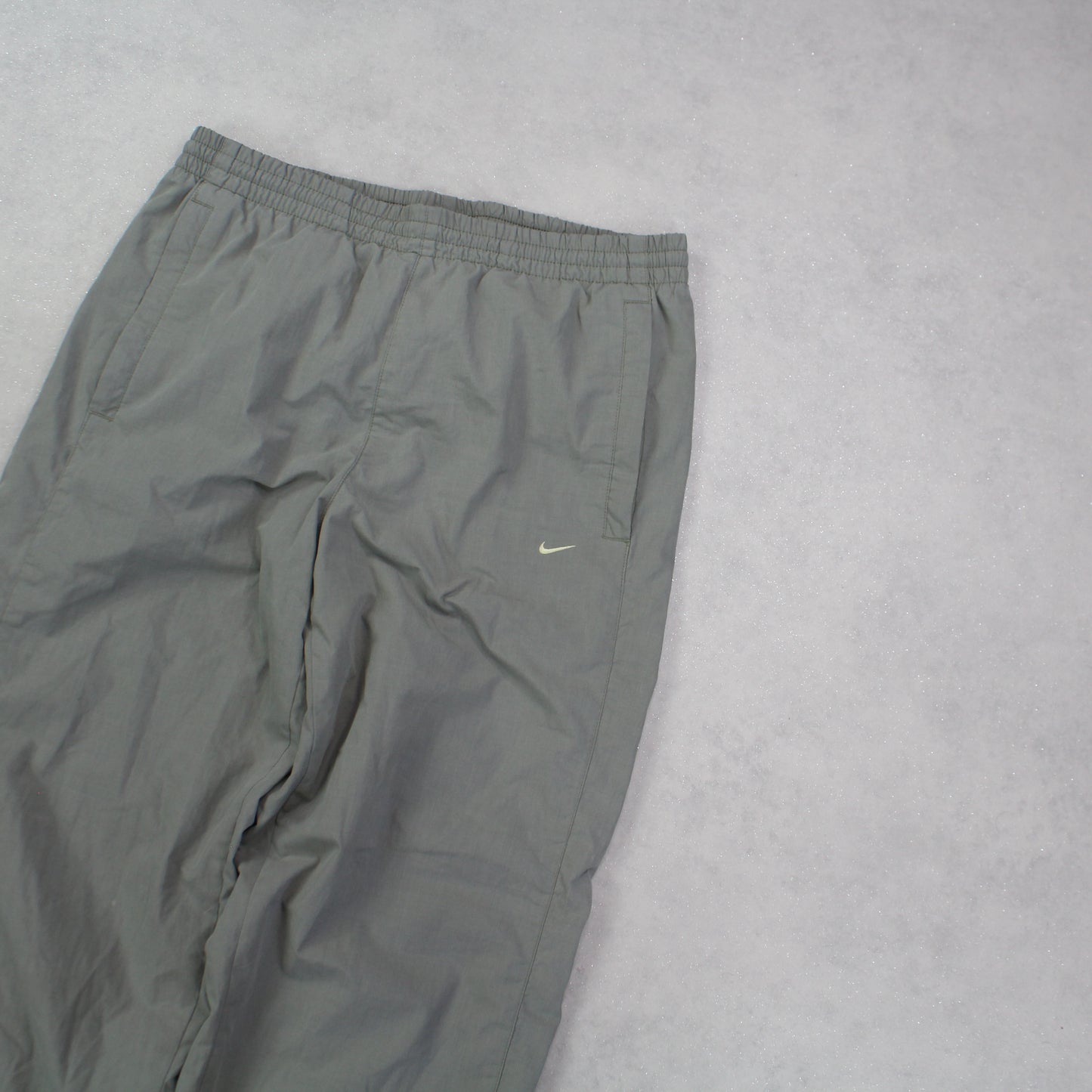 RARE 00s Nike Trackpants Green - (S)