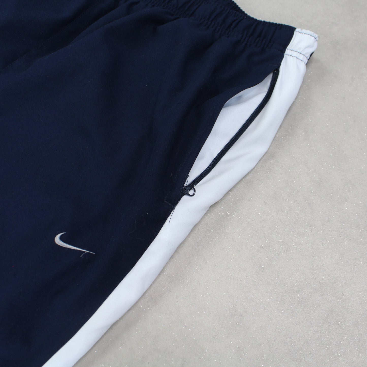 RARE 2000s Baggy Nike Trackpants Navy - (XL)