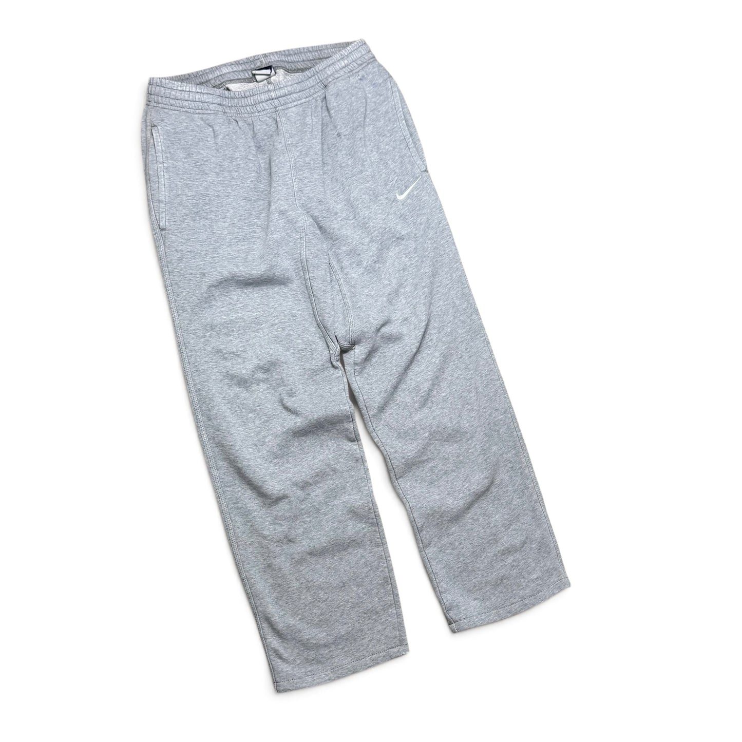 2000s Wide Leg Nike Joggers Grey - (S)