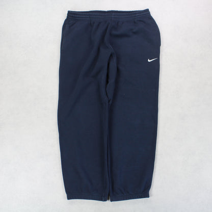 Vintage 00s Nike Joggers Navy - (XL)