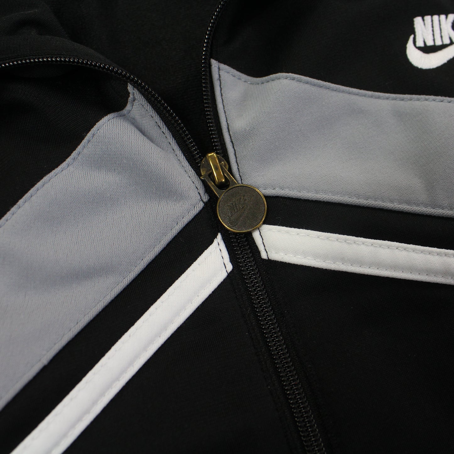 RARE 2000s Nike Track Jacket Black - (M)