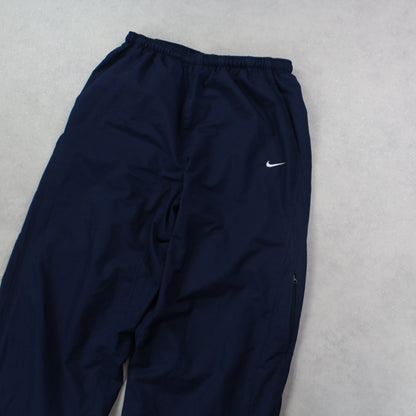 RARE 00s Nike Trackpants Navy - (S)