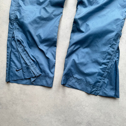 RARE 2000s Nike Trackpants Blue - (M)