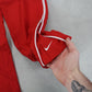 RARE 00s Nike Baggy Trackpants Red - (XL)