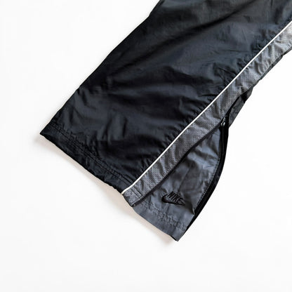 RARE 2000s Nike Baggy Trackpants Black - (L)