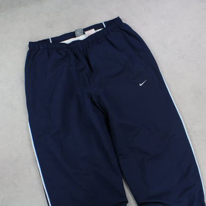 RARE 00s Nike Trackpants Navy - (L)