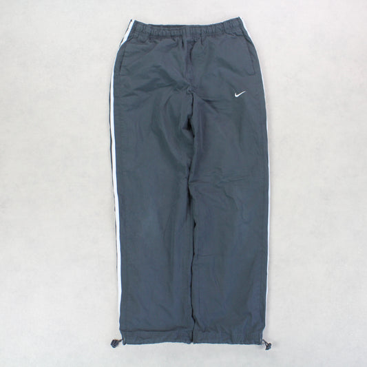 RARE Vintage 00s Nike Trackpants Grey - (S)