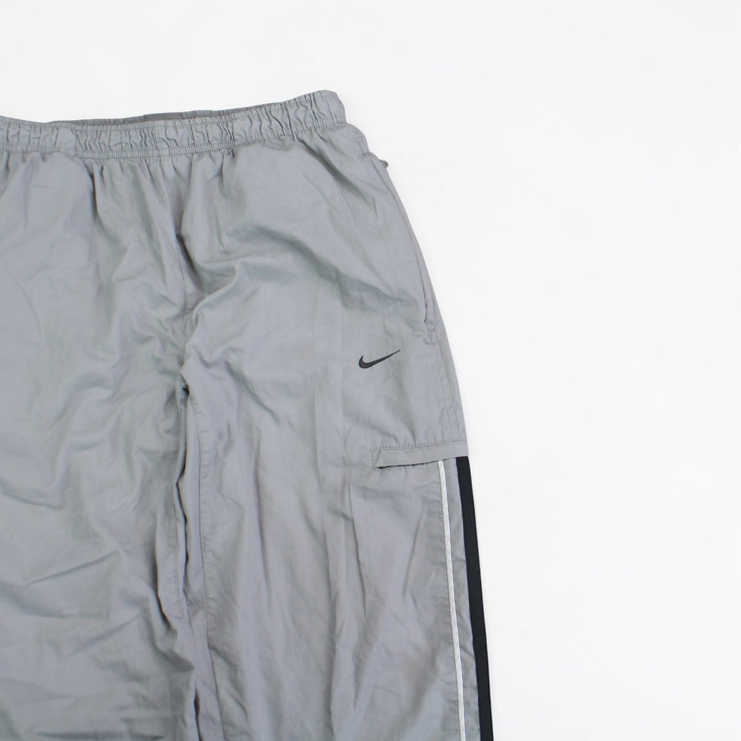 RARE 2000s Nike Trackpants Grey - (S)