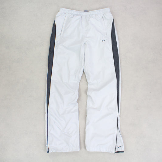 SUPER RARE 00s Nike Trackpants Grey - (M)