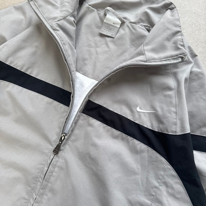 RARE 2000s Nike Track Jacket Grey - (S)