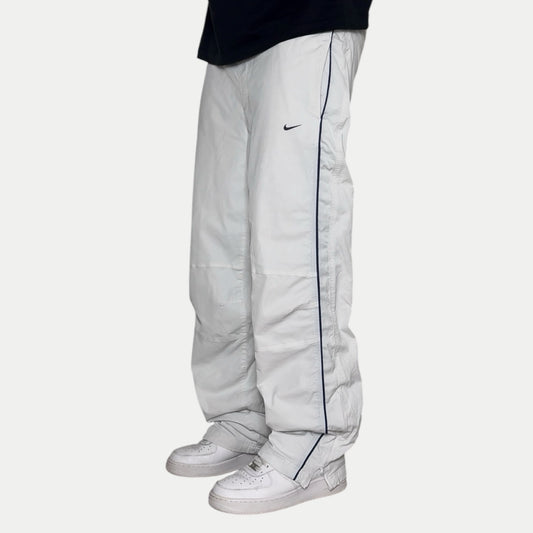 RARE 2000s Nike XV Trackpants White *PREMIUM* - (L)
