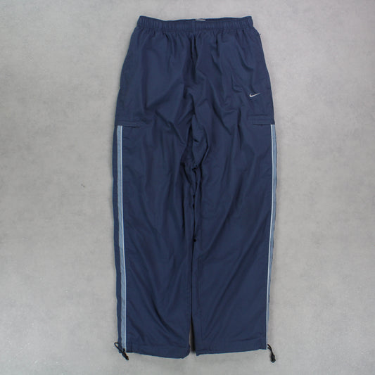 RARE 00s Nike Trackpants Blue - (M)