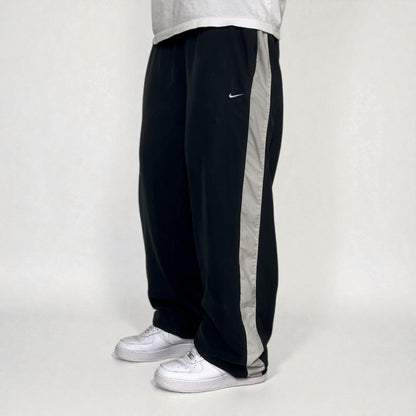 RARE 2000s Nike Trackpants Black - (XL)
