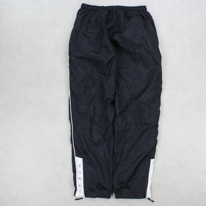 SUPER RARE Vintage 1990s Nike Trackpants Black - (S)