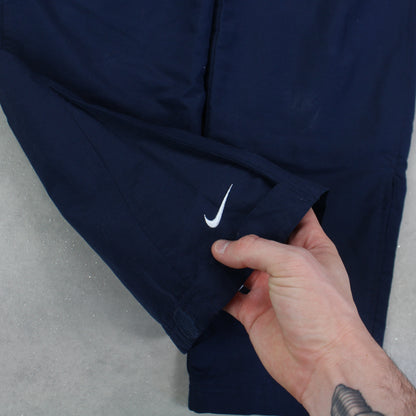 RARE 00s Nike Trackpants Navy - (S)