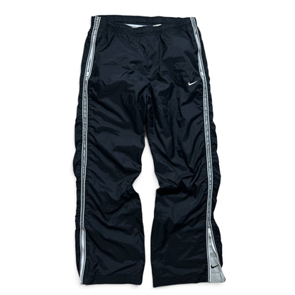 RARE 2000s Nike Trackpants Black *PREMIUM* - (S)
