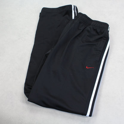 RARE Vintage 00s Nike Trackpants Black - (L)