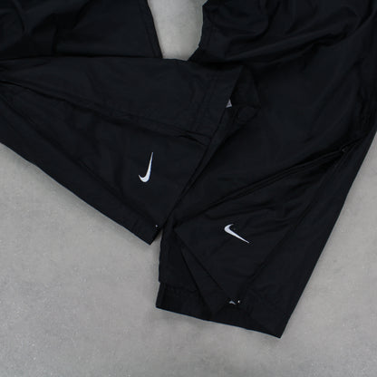 SUPER RARE 00s Nike Trackpants Black - (M)