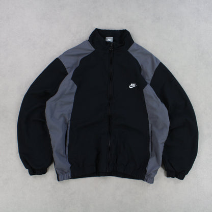 RARE 2000s Nike Track Jacket Black - (M)