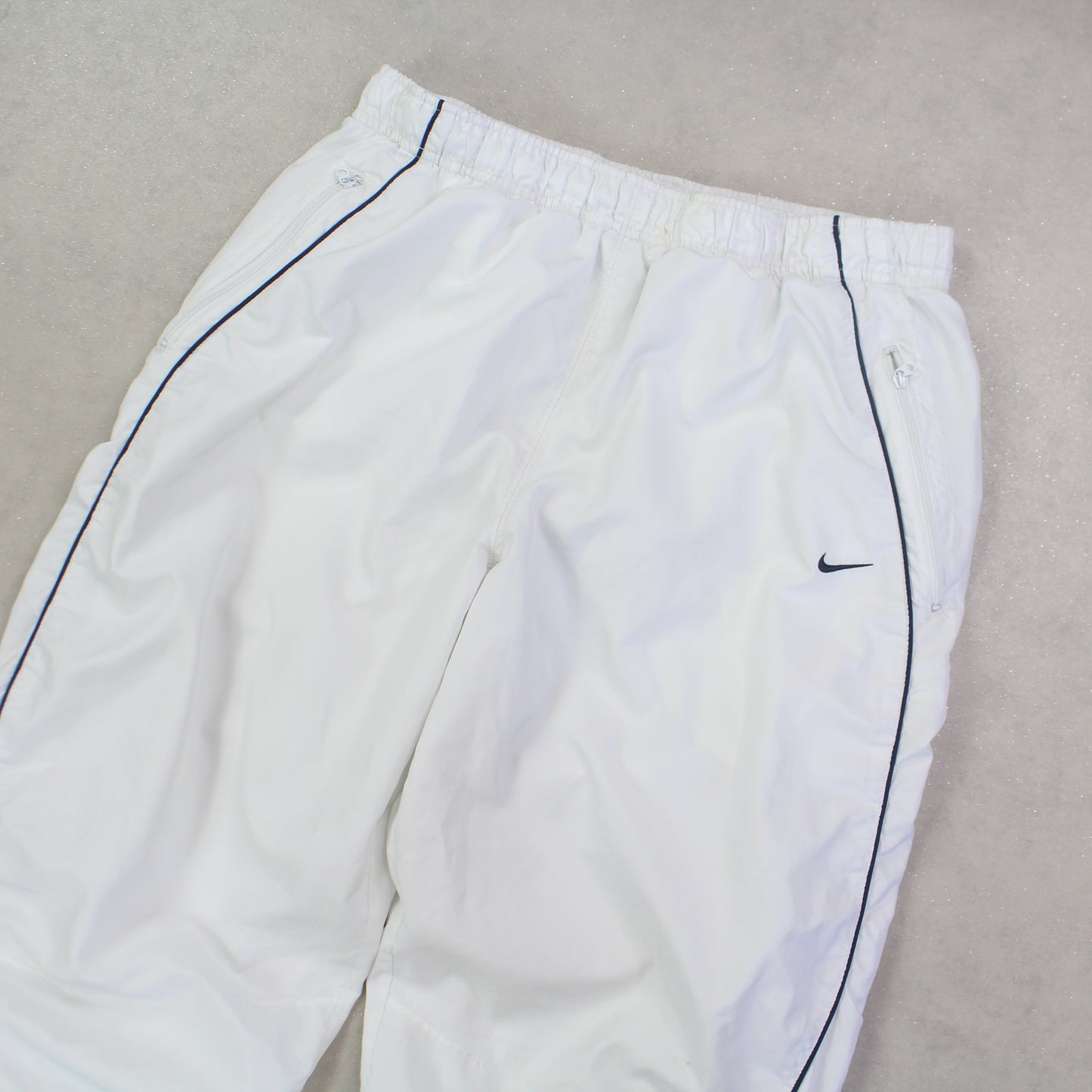 SUPER RARE 00s Nike Trackpants White - (M)