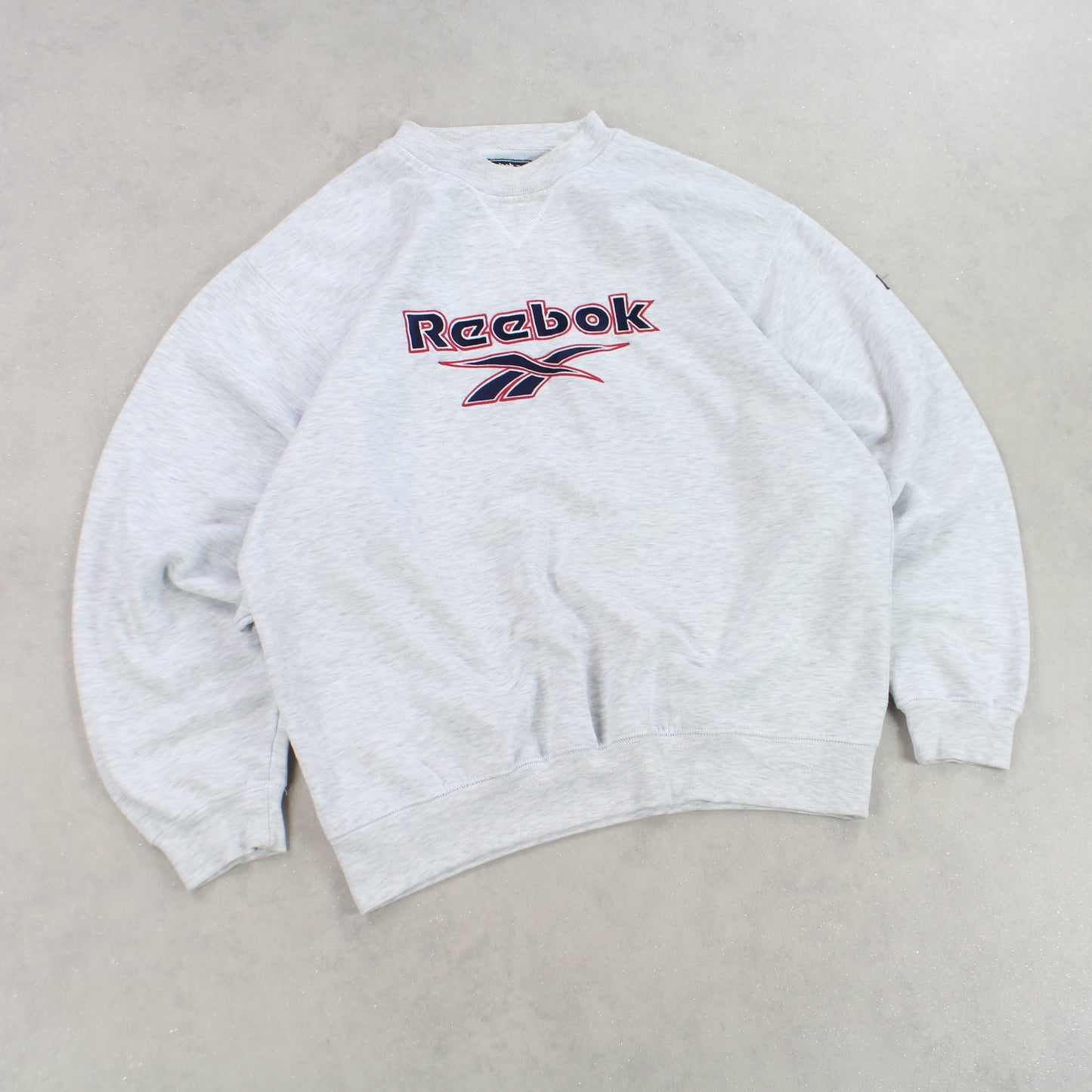 RARE 90s Reebok Sweatshirt Grey - (S)