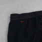 RARE 00s Nike Trackpants Black - (XL)