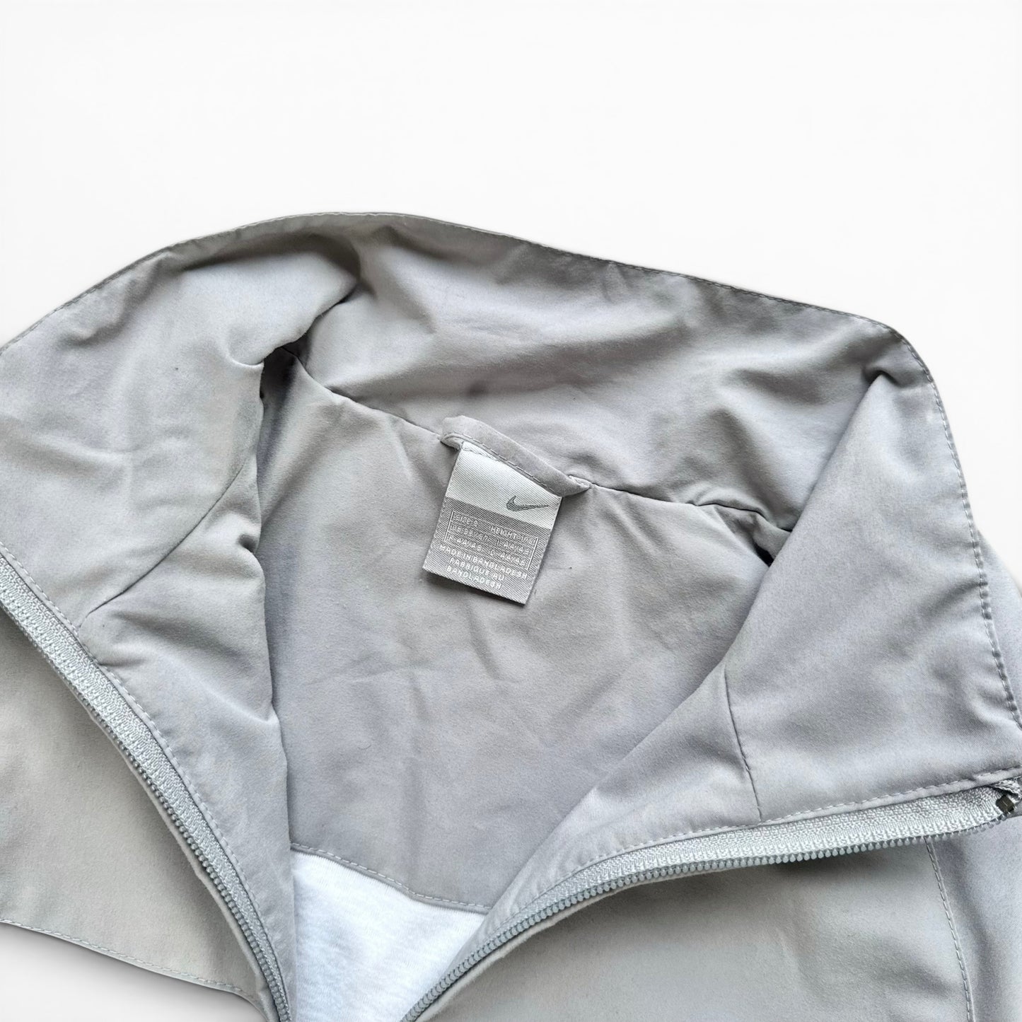 RARE 2000s Nike Track Jacket Grey - (S)