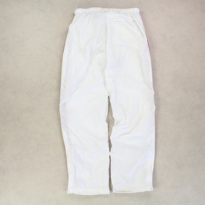 RARE 00s Nike Trackpants White - (M)