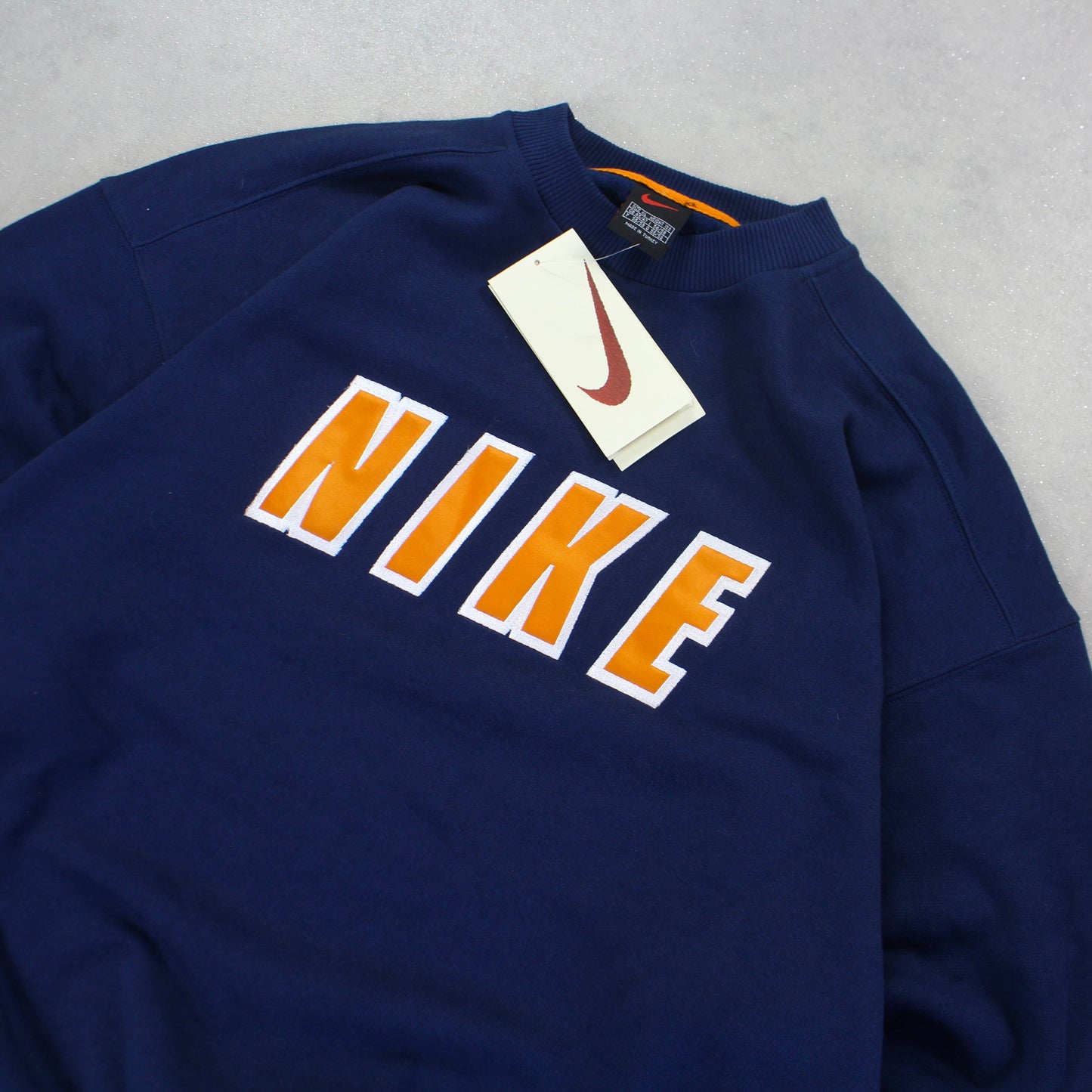 SUPER RARE 1990s Nike Sweatshirt Navy BRAND NEW - (XL)