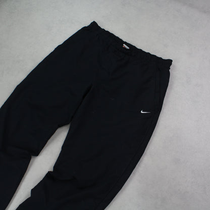 RARE 00s Nike Trackpants Black - (L)