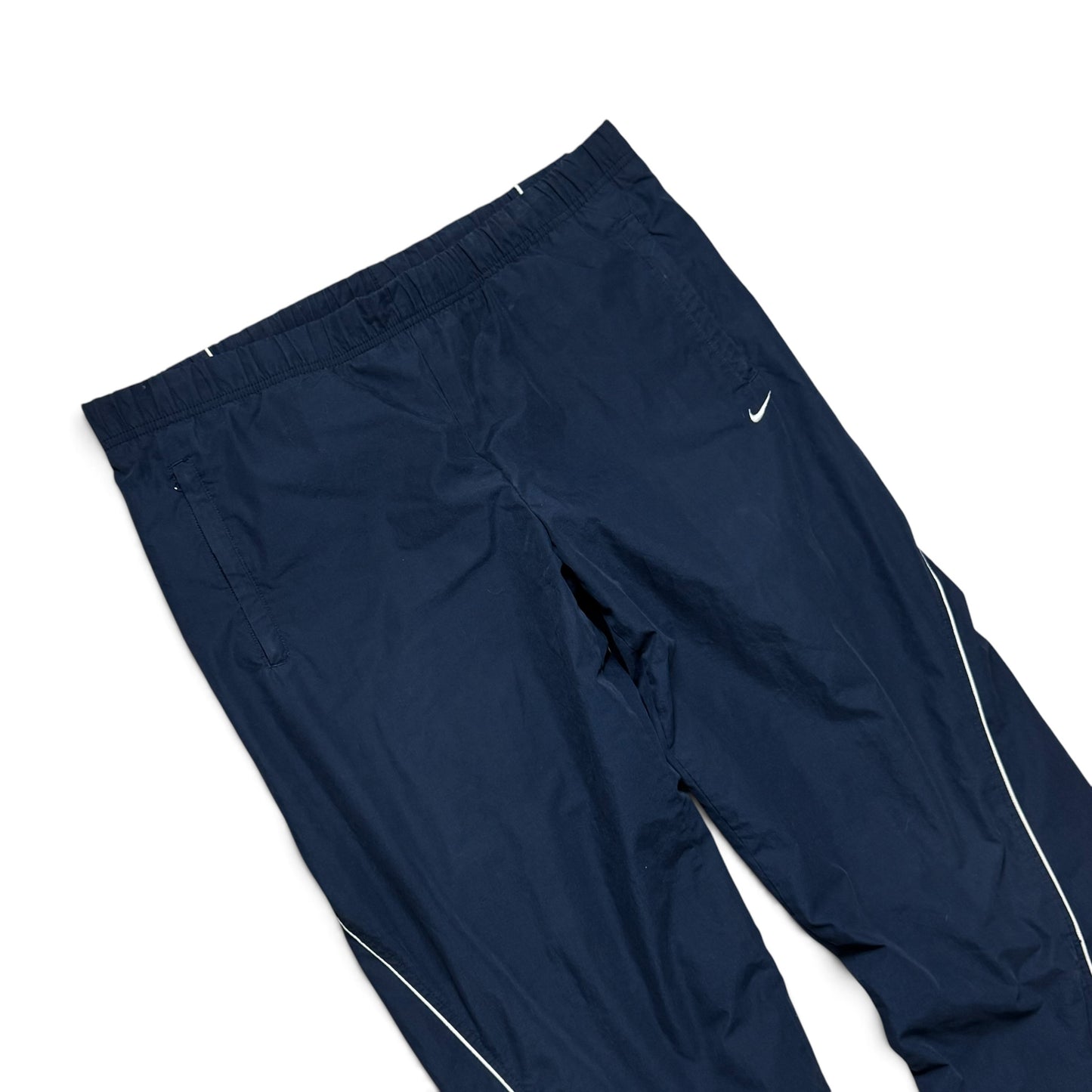 RARE 2000s Baggy Nike Trackpants Navy - (L)