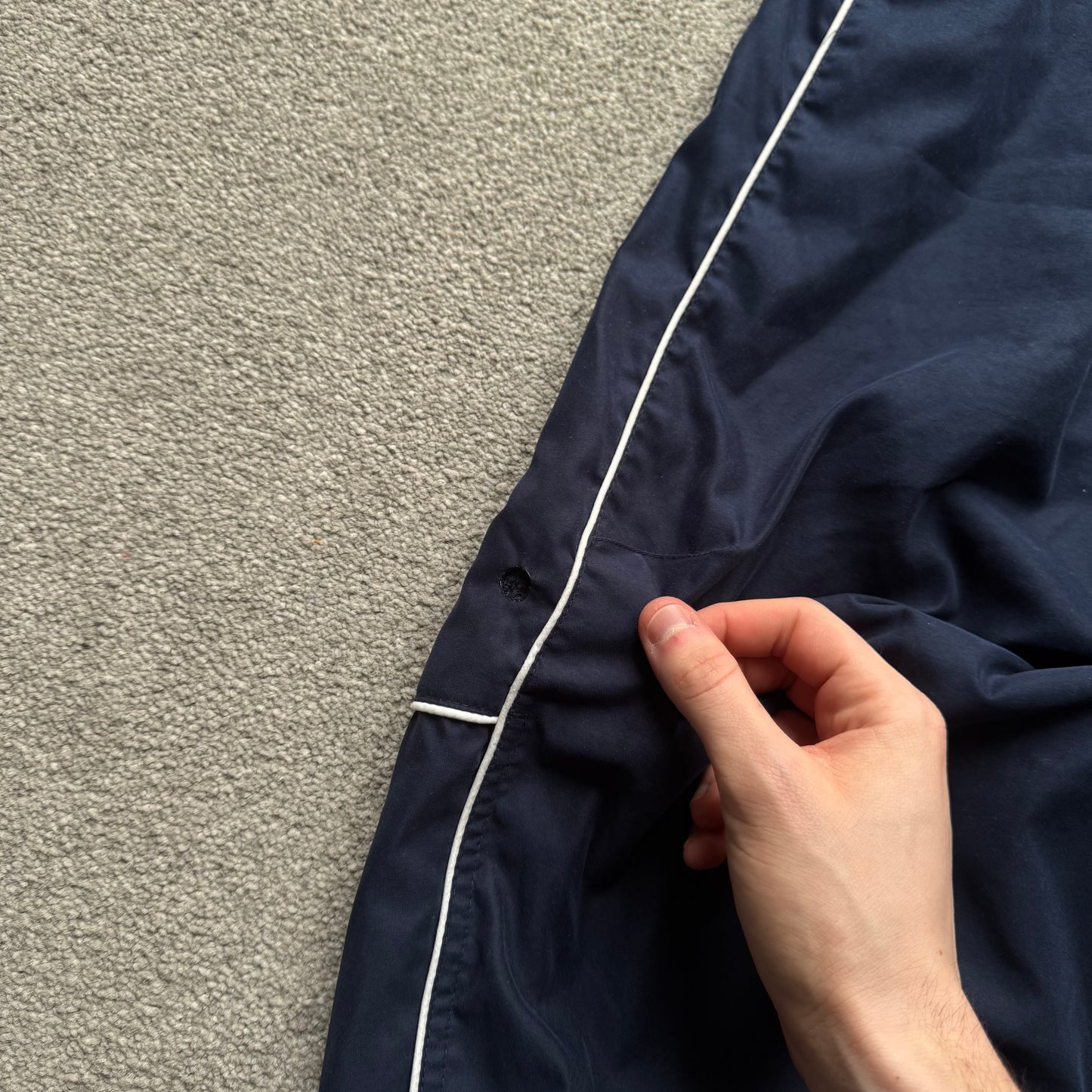 RARE 2000s Nike Trackpants Navy - (L)