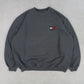 SUPER RARE Vintage 1990s Tommy Hilfiger Sweatshirt Grey - (L)