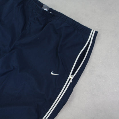 SUPER RARE 2000s Baggy Nike Trackpants Navy - (XL)