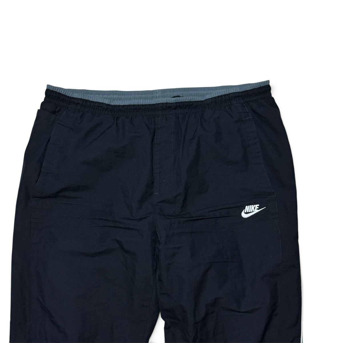 RARE 2000s Baggy Nike Trackpants Black - (XL)