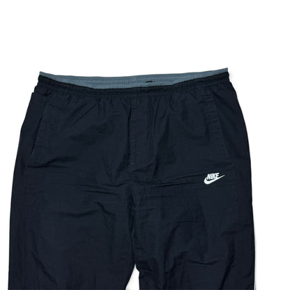 RARE 2000s Baggy Nike Trackpants Black - (XL)