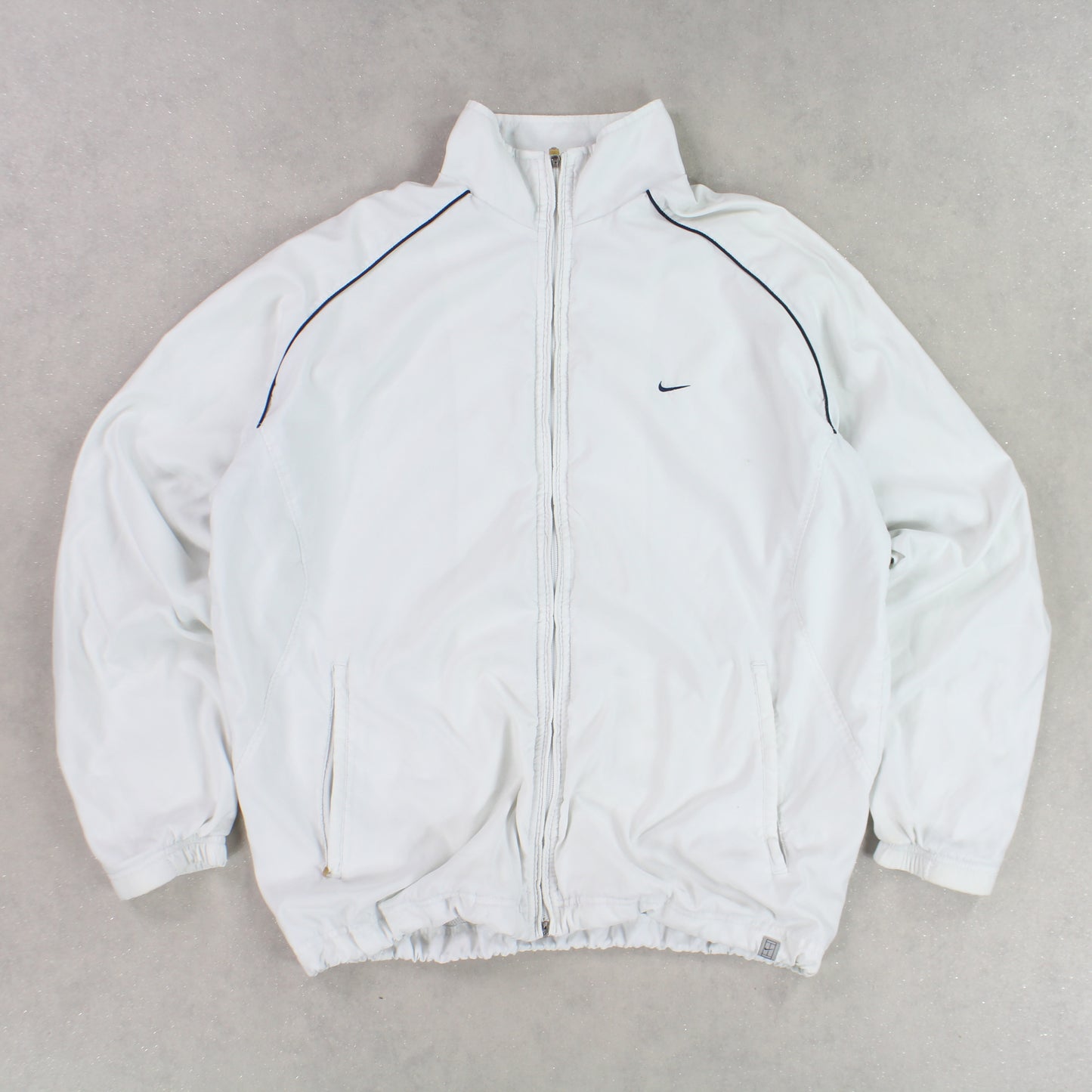 RARE 00s Nike Track Jacket White - (L)