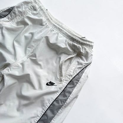 SUPER RARE 2000s Nike Trackpants White *PREMIUM* - (L)