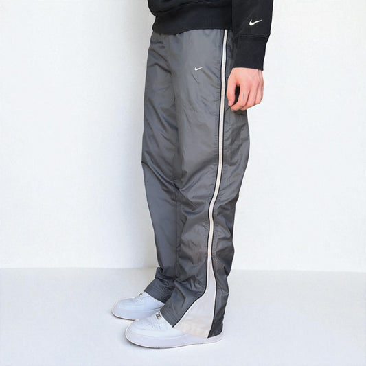 RARE 2000s Nike Trackpants Grey - (M)