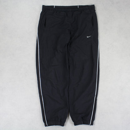 RARE Vintage 00s Nike Trackpants Black - (L)