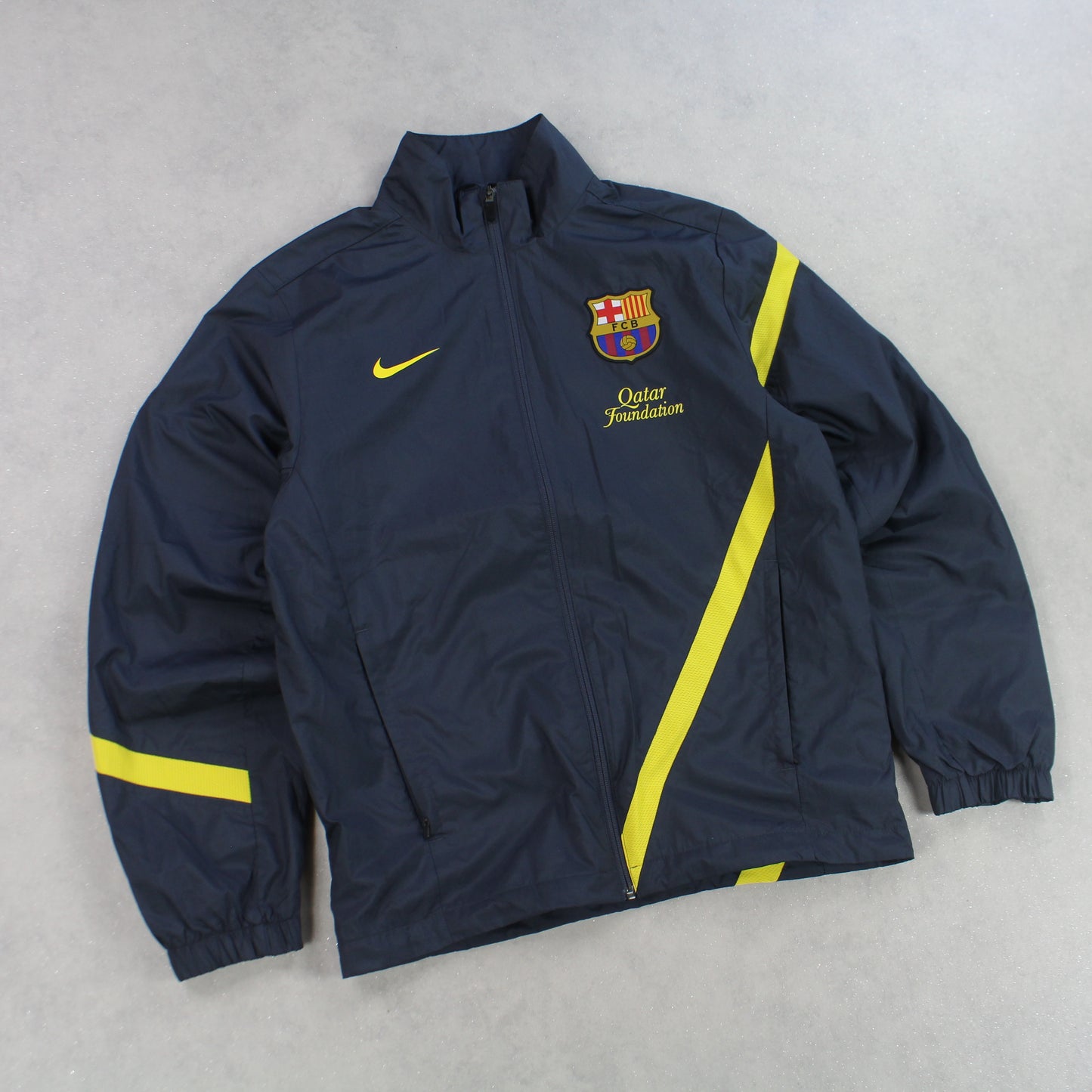 RARE 00s Nike Barcelona Track Jacket Grey - (S)