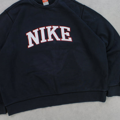 RARE 00s Nike Sweatshirt Black - (L)