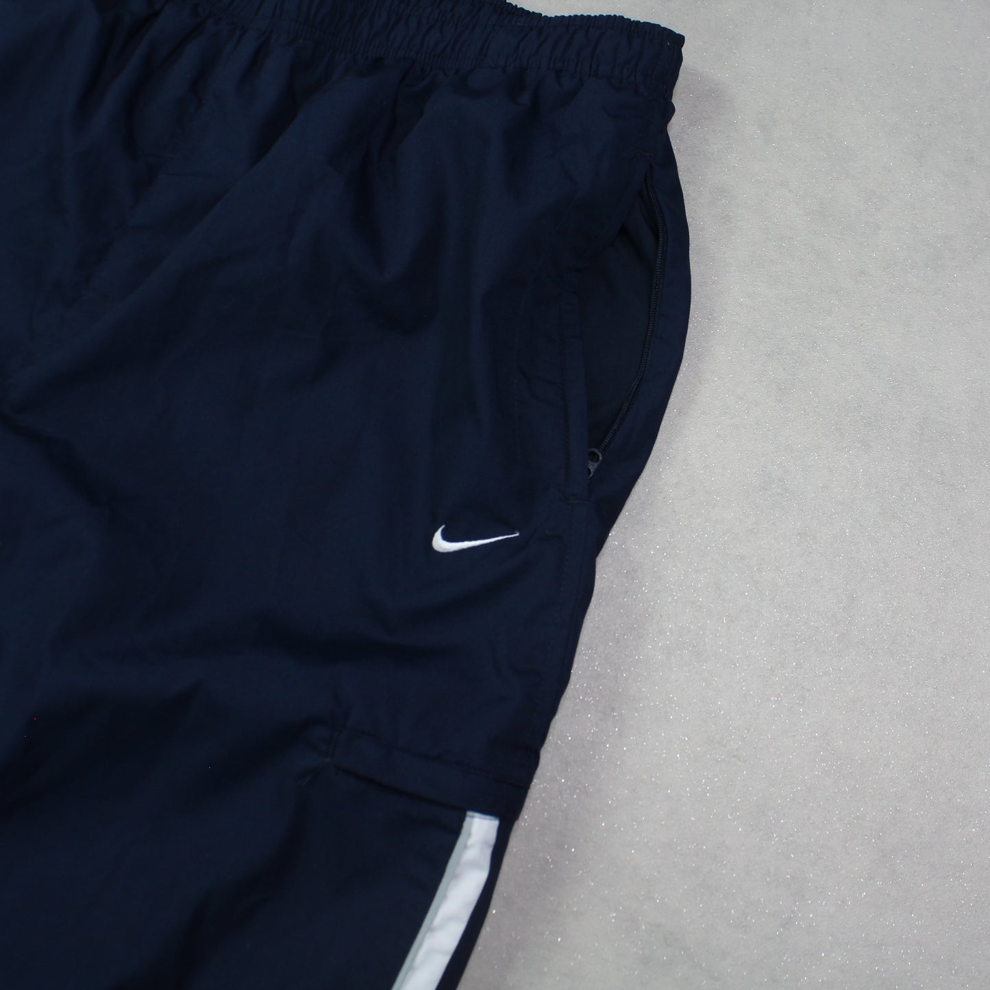 RARE 2000s Baggy Nike Trackpants Navy - (L)