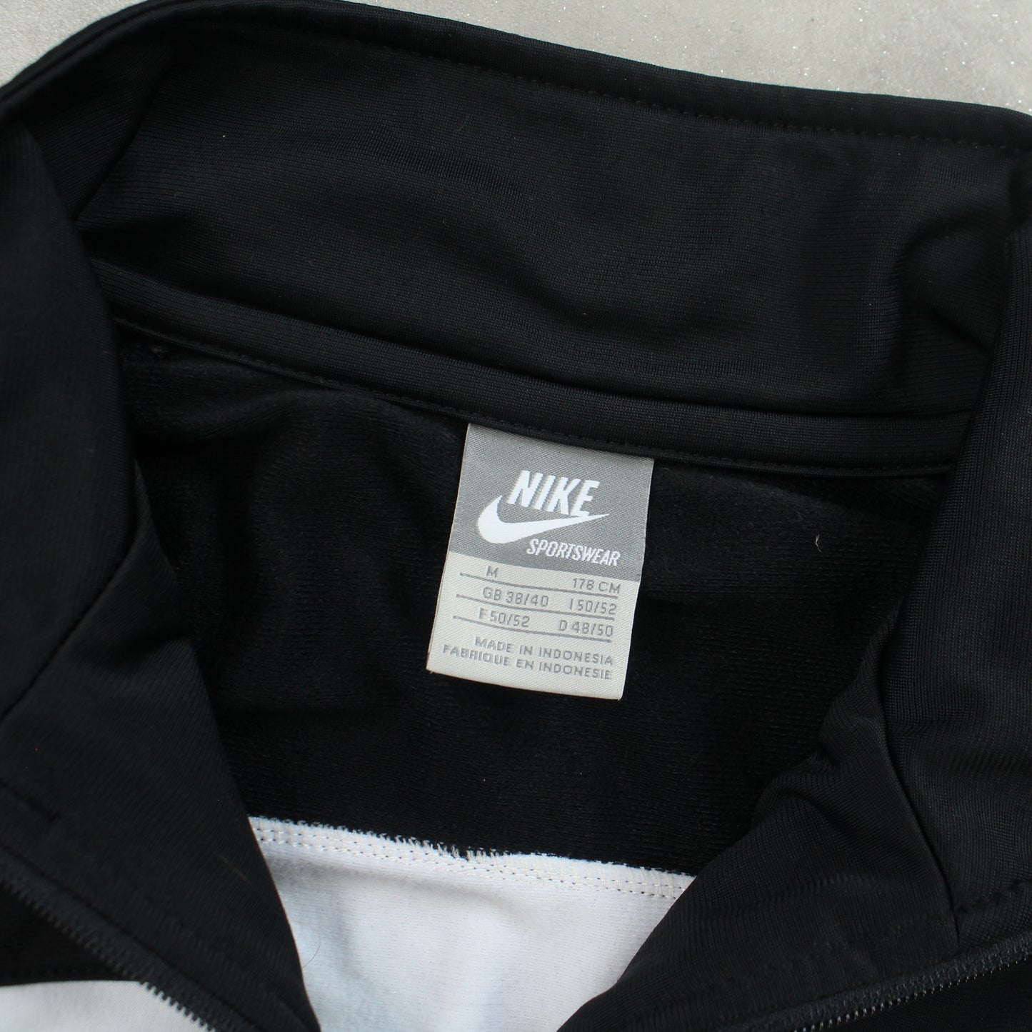 RARE 00s Nike Track Jacket Black - (S)