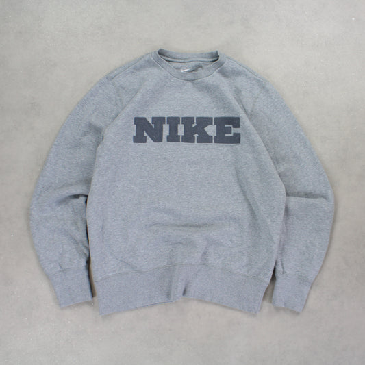 RARE 2000s Nike Sweatshirt Grey - (M)
