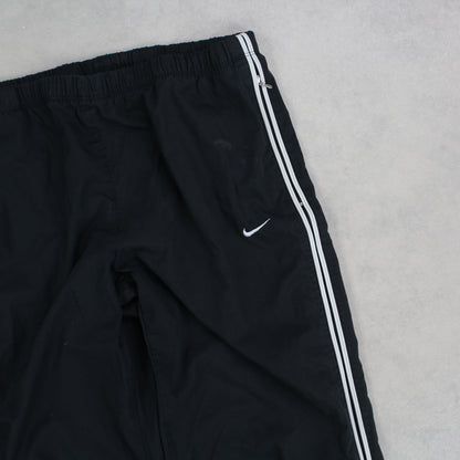 RARE 00s Nike Trackpants Black - (S)