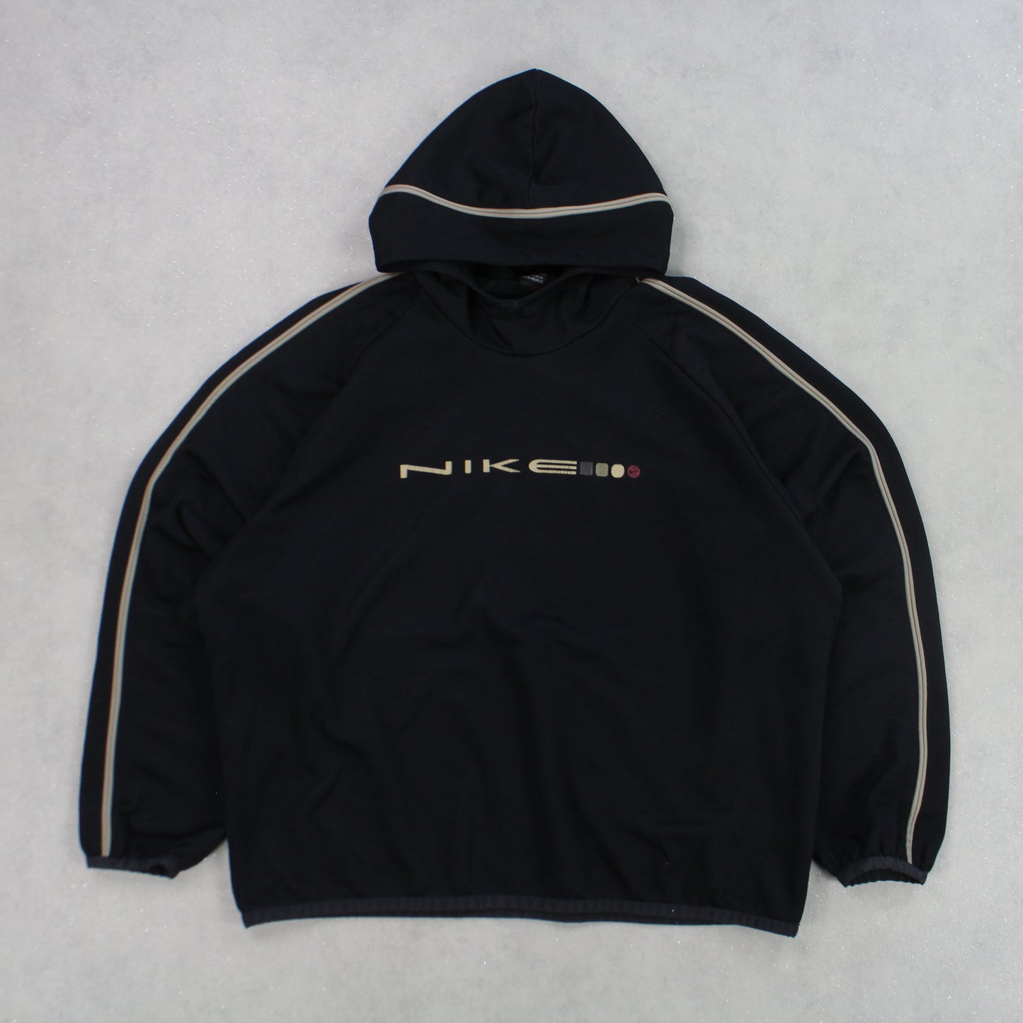 RARE 90s Nike Hoodie Black - (M)